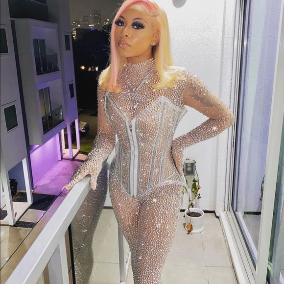 CLEAR CORSET TOP - Picture 3 of 8